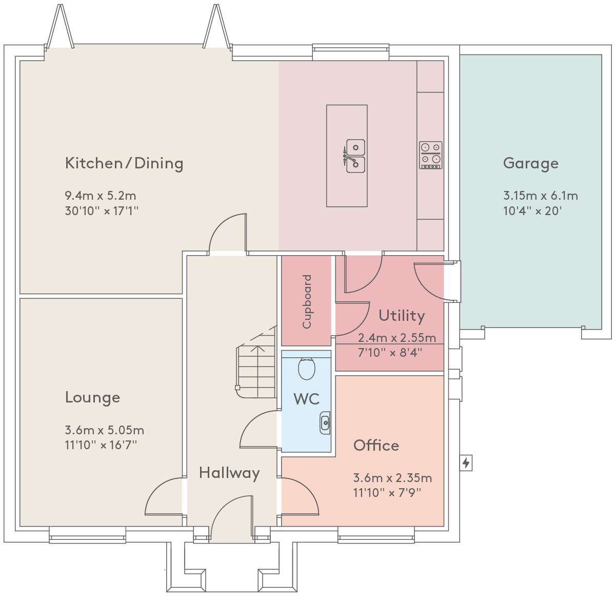 Birch House – ground floor