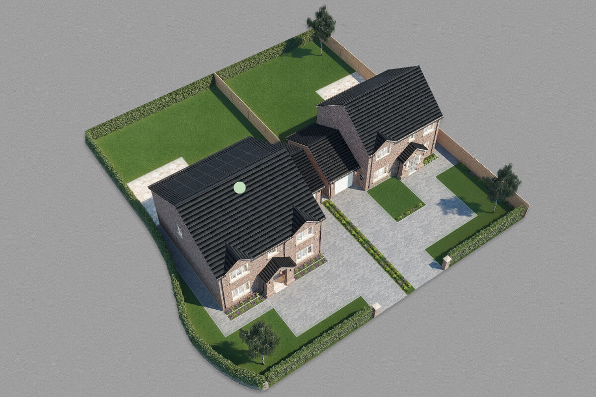 Site plan - The Orchard, Birch House